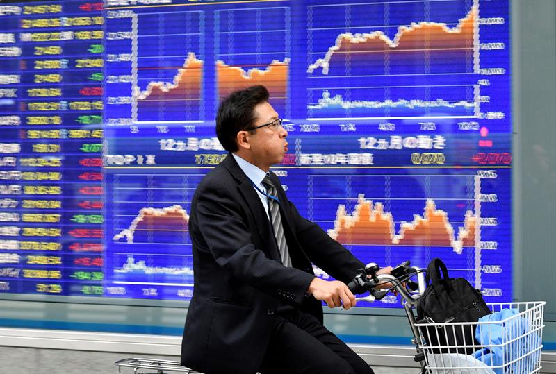La Bolsa de Tokio repunta animada por un dÃ©bil yen tras seis caÃ­das seguidas